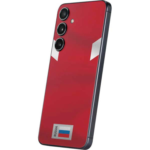 Russia Soccer Flag Galaxy S24 Plus Skin